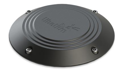 The parking sensor. Designed to be anchored in the road, uses a magnet to determine if a car is parked over it or not. Libelium says
