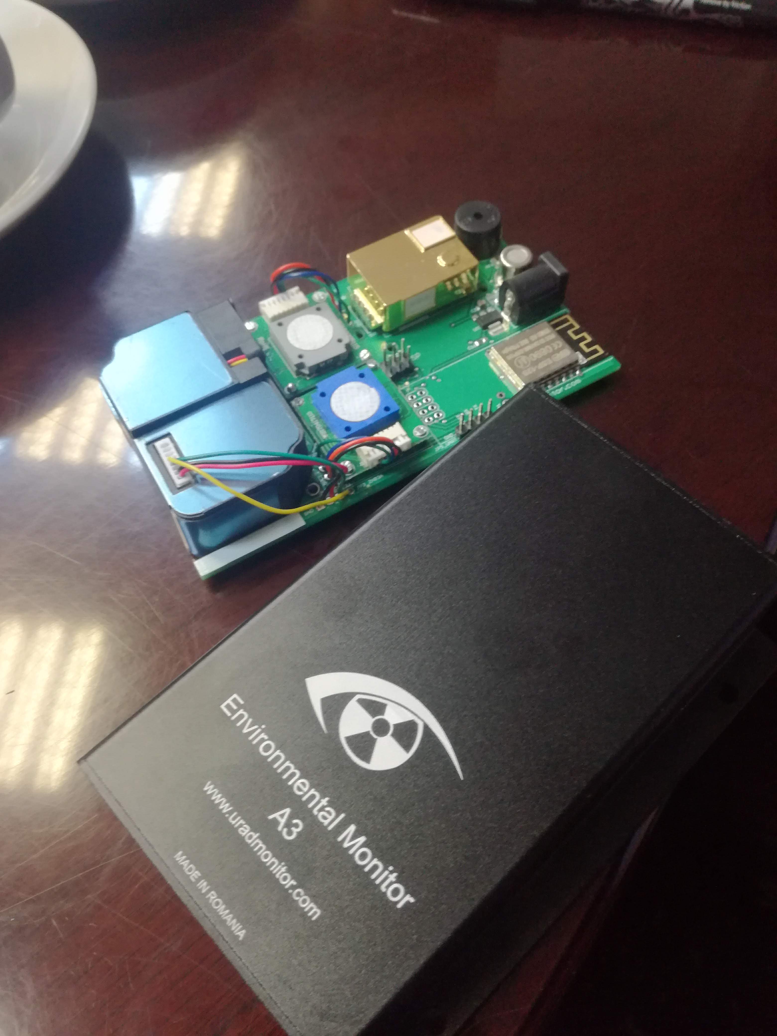 The air quality monitoring module